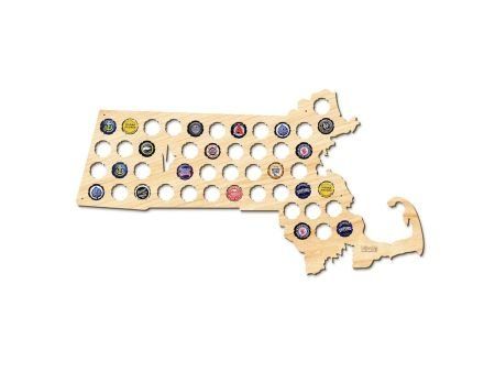 50x30 Massachusetts Stan USA Mapa