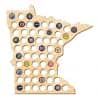 Minnesota Stan USA Mapa Piwo Na Kapsle Tablica Piwa Piwna 109 Kolorów Do Wyboru Na Prezent Dla Niego