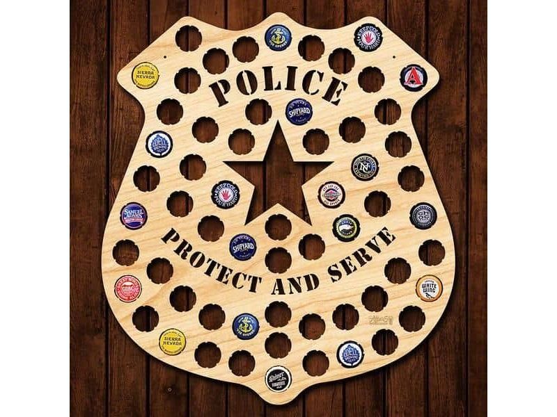 Policja Odznaka Piwo Na Kapsle Tablica Piwa Piwna 3 Kolory Do Wyboru Na Prezent Dla Niego M0130 50x40 cm