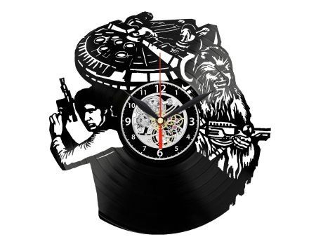 STAR WARS GWIEZDNE WOJNY PREZESA ZEGAR ŚCIENNY DEKORACYJNY NOWOCZESNY PŁYTA WINYLOWA VINYL NA PREZENT EVEVO