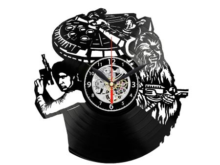 STAR WARS GWIEZDNE WOJNY PREZESA ZEGAR ŚCIENNY DEKORACYJNY NOWOCZESNY PŁYTA WINYLOWA VINYL NA PREZENT EVEVO