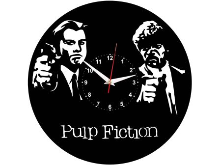 PULP FICTION ZEGAR ŚCIENNY DEKORACYJNY NOWOCZESNY PŁYTA WINYLOWA VINYL NA PREZENT EVEVO