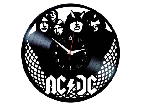 AC-DC ACDC AC DC ZEGAR ŚCIENNY DEKORACYJNY NOWOCZESNY PŁYTA WINYLOWA WINYL NA PREZENT EVEVO 