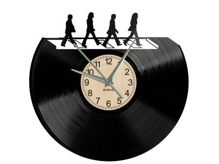 THE BEATLES ZEGAR ŚCIENNY DEKORACYJNY NOWOCZESNY PŁYTA WINYLOWA WINYL NA PREZENT EVEVO W0085