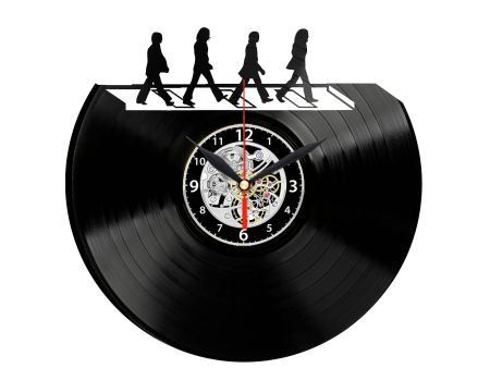 THE BEATLES ZEGAR ŚCIENNY DEKORACYJNY NOWOCZESNY PŁYTA WINYLOWA WINYL NA PREZENT EVEVO W0085