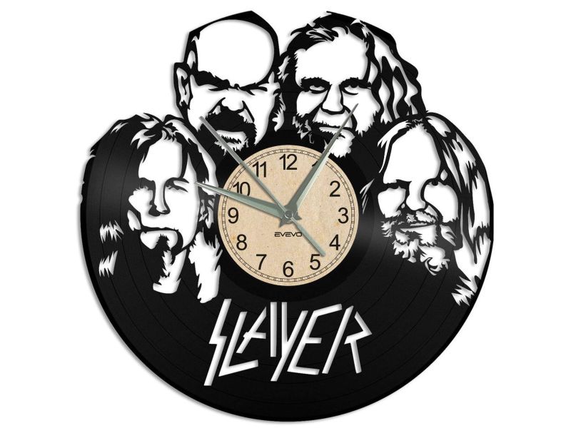 SLAYER WINYL ZEGAR ŚCIENNY EVEVO EVEVEO.PL