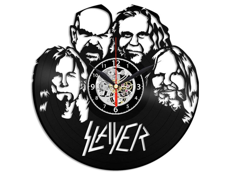 SLAYER WINYL ZEGAR ŚCIENNY EVEVO EVEVEO.PL