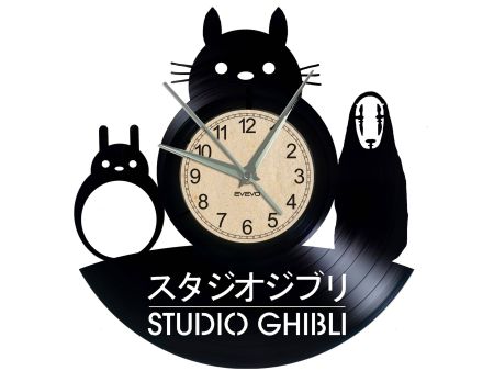 GHIBLI STUDIO PŁYTA WINYLOWA WINYL ZEGAR ŚCIENNY EVEVO EVEVEO.PL