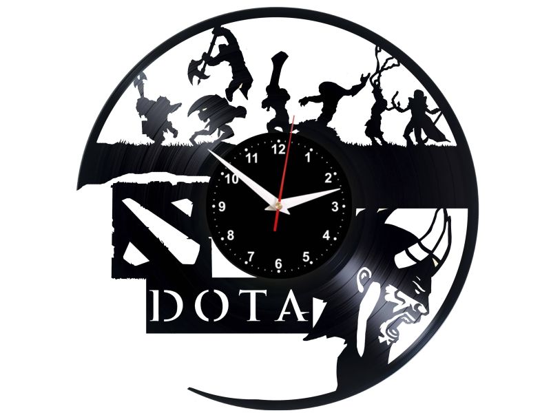 DOTA ZEGAR ŚCIENNY PŁYTA WINYLOWA WINYL ZEGAR ŚCIENNY EVEVO EVEVEO.PL 