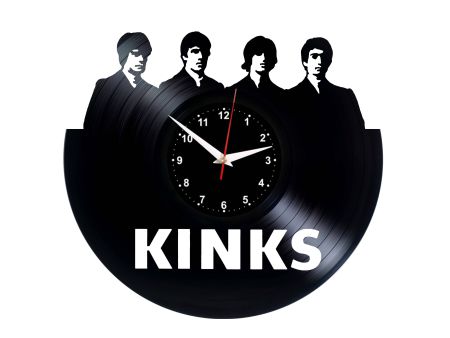 THE KINKS ZEGAR ŚCIENNY PŁYTA WINYLOWA WINYL ZEGAR ŚCIENNY EVEVO EVEVEO.PL  W0154