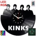 The Kinks Zegar Ścienny Podświetlany LED RGB Na Pilota Płyta Winylowa Nowoczesny Dekoracyjny Na Prezent Urodziny