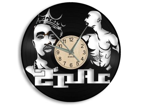 2PAC 2 PAC ZEGAR ŚCIENNY PŁYTA WINYLOWA WINYL ZEGAR ŚCIENNY EVEVO EVEVEO.PL 