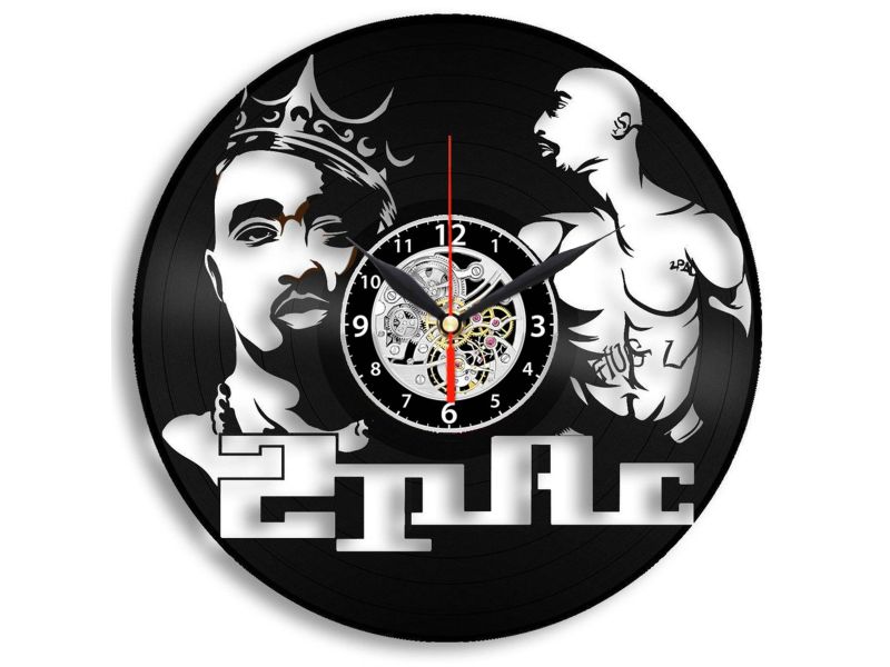 2PAC 2 PAC ZEGAR ŚCIENNY PŁYTA WINYLOWA WINYL ZEGAR ŚCIENNY EVEVO EVEVEO.PL 