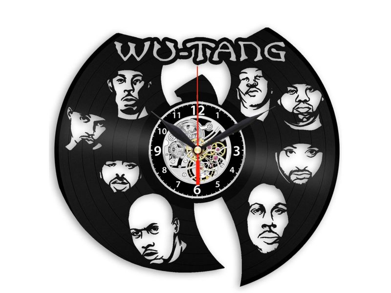 WU-TANG WUTANG ZEGAR ŚCIENNY PŁYTA WINYLOWA WINYL ZEGAR ŚCIENNY EVEVO EVEVEO.PL