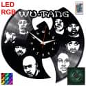 Wu-Tang Zegar Ścienny Podświetlany LED RGB Na Pilota Płyta Winylowa Nowoczesny Dekoracyjny Na Prezent Urodziny