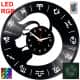 Byk Znak Zodiaku Zegar Ścienny Podświetlany LED RGB Na Pilota Płyta Winylowa Nowoczesny Dekoracyjny Na Prezent Urodziny