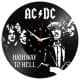 AC-DC ACDC ZEGAR ŚCIENNY PŁYTA WINYLOWA WINYL ZEGAR ŚCIENNY EVEVO EVEVEO.PL W0206