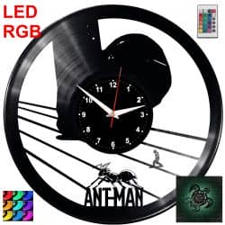 ANT-MAN Zegar Ścienny Podświetlany LED RGB Na Pilota Płyta Winylowa Nowoczesny Dekoracyjny Na Prezent Urodziny