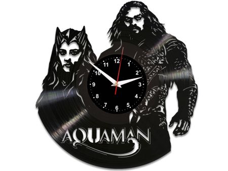 Aquaman ZEGAR ŚCIENNY PŁYTA WINYLOWA WINYL ZEGAR ŚCIENNY EVEVO EVEVEO.PL W0217