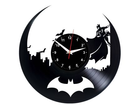 BATMAN ZEGAR ŚCIENNY PŁYTA WINYLOWA WINYL ZEGAR ŚCIENNY EVEVO EVEVEO.PL W0229