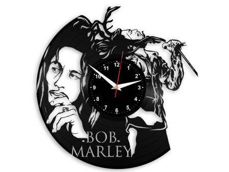 BOB MARLEY ZEGAR ŚCIENNY PŁYTA WINYLOWA WINYL ZEGAR ŚCIENNY EVEVO EVEVEO.PL W0249