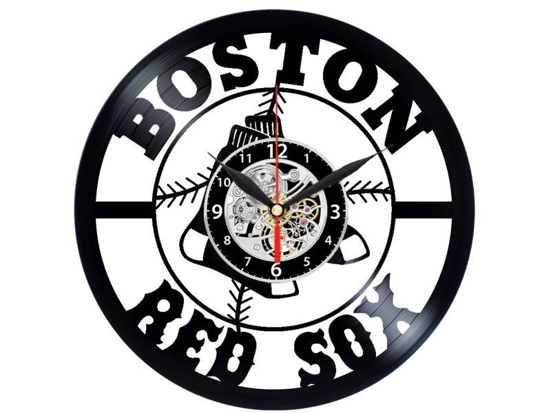 W0261 BOSTON RED SOX1 ZEGAR ŚCIENNY EVEVO EVEVEO.PL 