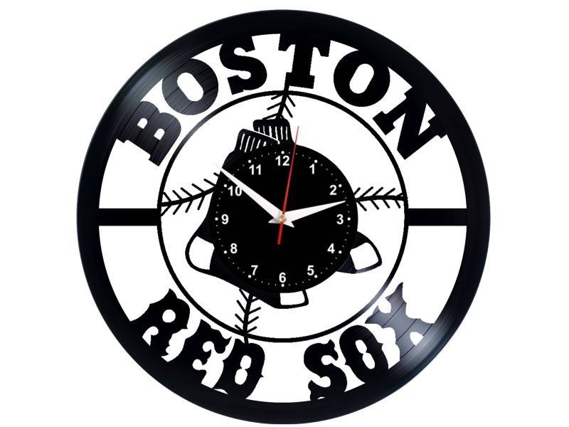 W0261 BOSTON RED SOX1 ZEGAR ŚCIENNY EVEVO EVEVEO.PL 