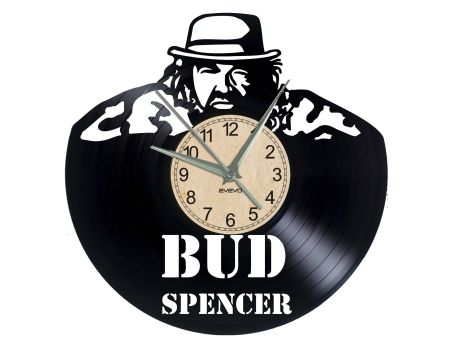 W0284 BUD SPENCER ZEGAR ŚCIENNY EVEVO EVEVEO.PL 