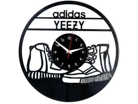 Adidas Yeezy ZEGAR SCIENNY ZEGAR DEKORACYJNY ZEGAZ Z PŁYTY WINYLOWEJ EVEVO EVEVEO.PL