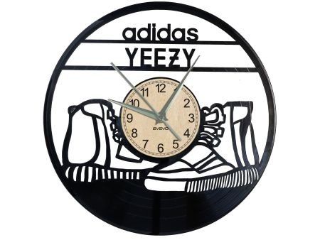 Adidas Yeezy ZEGAR SCIENNY ZEGAR DEKORACYJNY ZEGAZ Z PŁYTY WINYLOWEJ EVEVO EVEVEO.PL