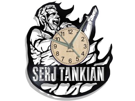 Serj Tankian ZEGAR SCIENNY ZEGAR DEKORACYJNY ZEGAZ Z PŁYTY WILOWEJ EVEVO EVEVEO.PL