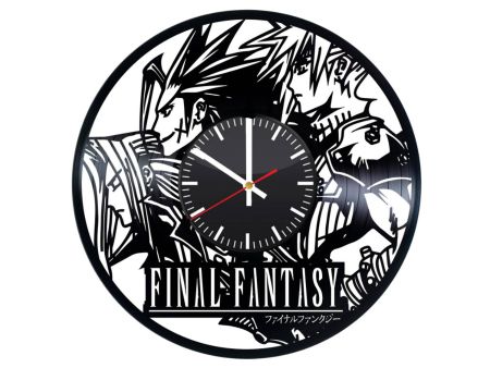 Final Fantasy ZEGAR SCIENNY ZEGAR DEKORACYJNY ZEGAZ Z PŁYTY WILOWEJ EVEVO EVEVEO.PL