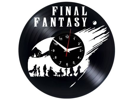 FINAL FANTASY ZEGAR SCIENNY ZEGAR DEKORACYJNY ZEGAZ Z PŁYTY WILOWEJ EVEVO EVEVEO.PL