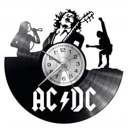 AC-DC ACDC Zegar Ścienny Płyta Winylowa Nowoczesny Dekoracyjny Na Prezent Urodziny