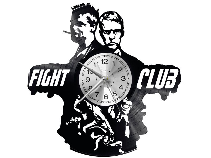 Fight Club Zegar Ścienny Płyta Winylowa Nowoczesny Dekoracyjny Na Prezent Urodziny