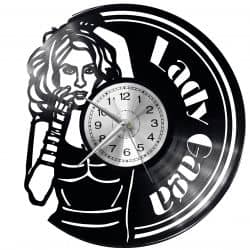 Lady Gaga Zegar Ścienny Płyta Winylowa Nowoczesny Dekoracyjny Na Prezent Urodziny