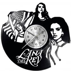 Lana Del Rey Zegar Ścienny Płyta Winylowa Nowoczesny Dekoracyjny Na Prezent Urodziny