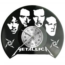 Metallica Zegar Ścienny Płyta Winylowa Nowoczesny Dekoracyjny Na Prezent Urodziny