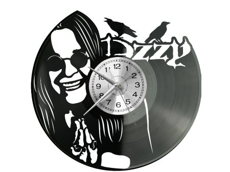 Ozzy Osbourne Zegar Ścienny Płyta Winylowa Nowoczesny Dekoracyjny Na Prezent Urodziny