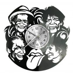 Rolling Stones Zegar Ścienny Płyta Winylowa Nowoczesny Dekoracyjny Na Prezent Urodziny