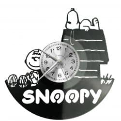 Snoopy Zegar Ścienny Płyta Winylowa Nowoczesny Dekoracyjny Na Prezent Urodziny
