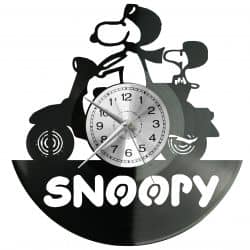 Snoopy Zegar Ścienny Płyta Winylowa Nowoczesny Dekoracyjny Na Prezent Urodziny