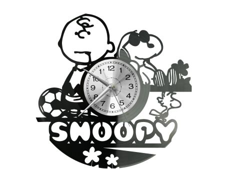 Snoopy Zegar Ścienny Płyta Winylowa Nowoczesny Dekoracyjny Na Prezent Urodziny