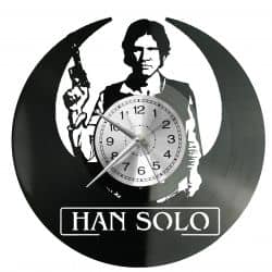 Star Wars Han Solo Zegar Ścienny Płyta Winylowa Nowoczesny Dekoracyjny Na Prezent Urodziny