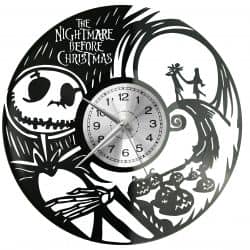 The Nightmare Before Christmas Zegar Ścienny Płyta Winylowa Nowoczesny Dekoracyjny Na Prezent Urodziny