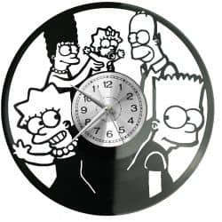 The Simpsons Zegar Ścienny Płyta Winylowa Nowoczesny Dekoracyjny Na Prezent Urodziny