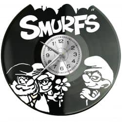 The Smurfs Zegar Ścienny Płyta Winylowa Nowoczesny Dekoracyjny Na Prezent Urodziny