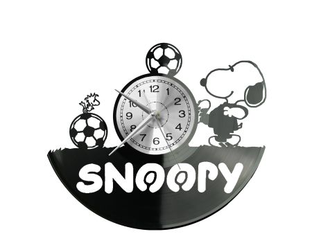 Snoopy Zegar Ścienny Płyta Winylowa Nowoczesny Dekoracyjny Na Prezent Urodziny