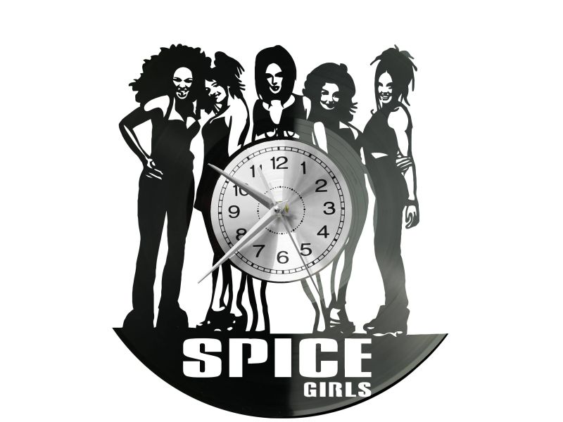 Spice Girls Zegar Ścienny Płyta Winylowa Nowoczesny Dekoracyjny Na Prezent Urodziny