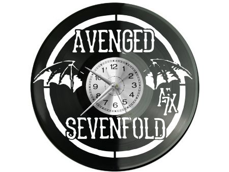 Avenged Sevenfold Zegar Ścienny Płyta Winylowa Nowoczesny Dekoracyjny Na Prezent Urodziny